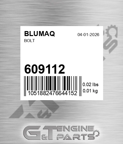609112 BLUMAQ Bolt