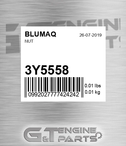 3Y-5558 BLUMAQ Nut