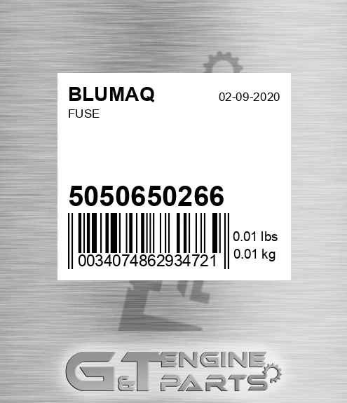 5050650266 Fuse for BLUMAQ