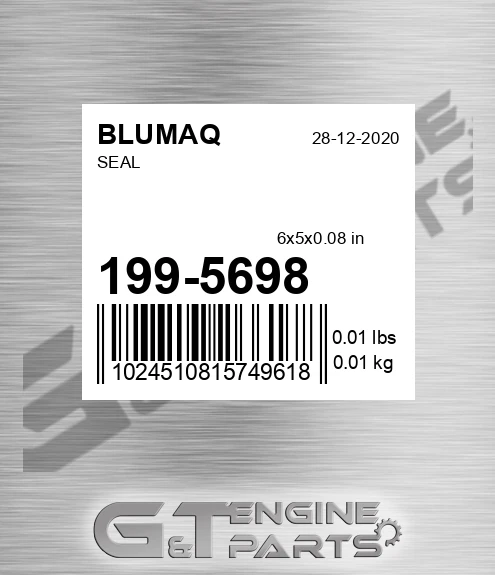 199-5698 Seal for BLUMAQ