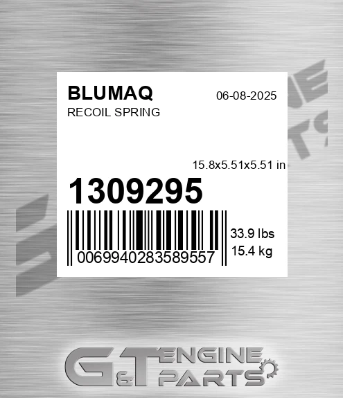 130-9295 Recoil Spring for BLUMAQ