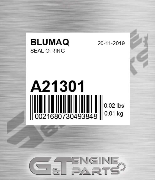 A21301 Seal O-ring