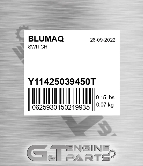 Y11425039450T Switch for BLUMAQ
