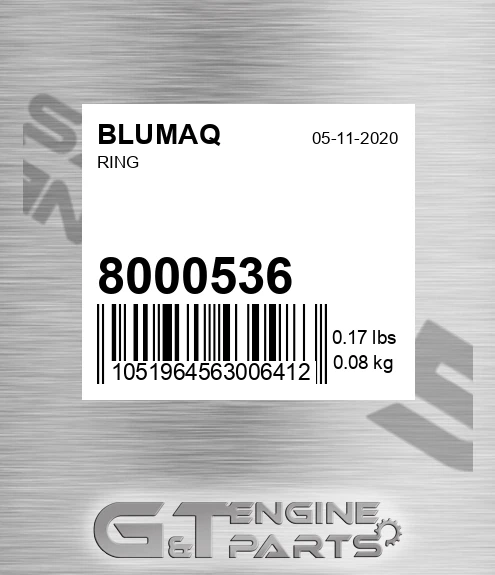 8000536 Ring for BLUMAQ