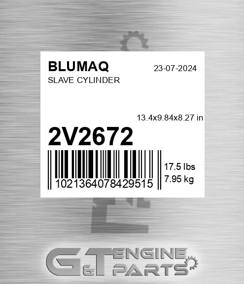 2V-2672 Slave Cylinder for BLUMAQ