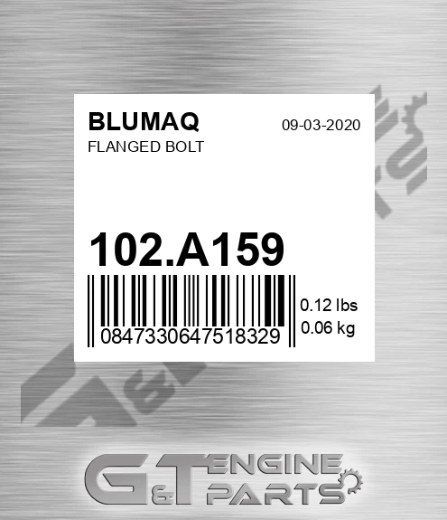 102.A159 Flanged Bolt for BLUMAQ