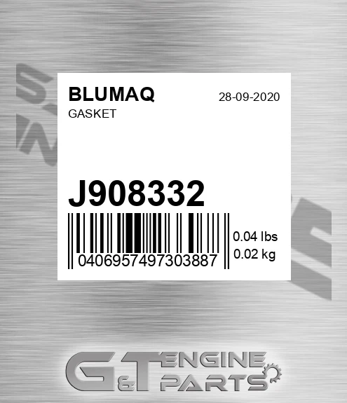 J908332 Gasket