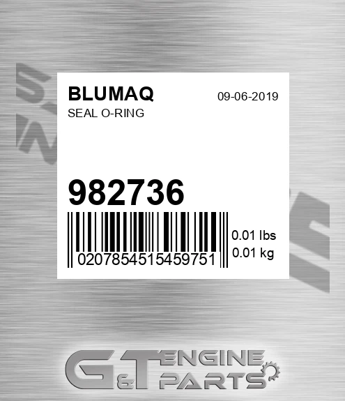 982736 Seal O-ring for BLUMAQ