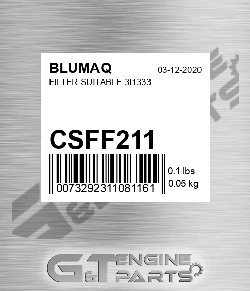 CSFF211 Filter Suitable 3i1333