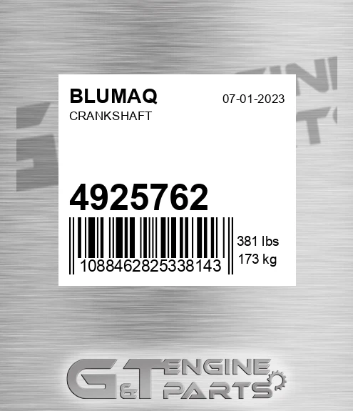4925762 BLUMAQ Crankshaft