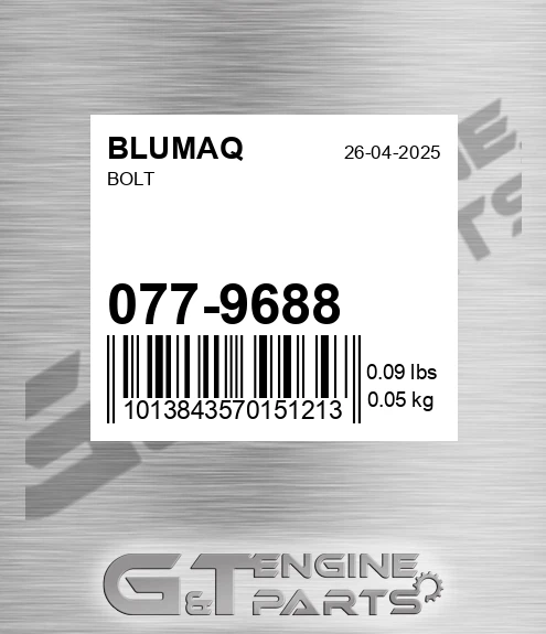 077-9688 Screw for BLUMAQ