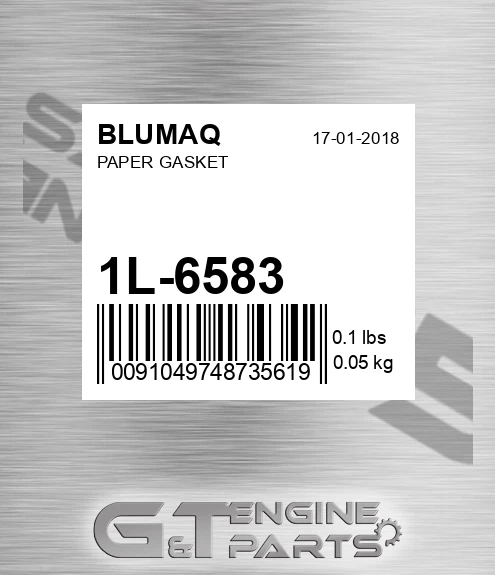 1L-6583 Paper Gasket for BLUMAQ