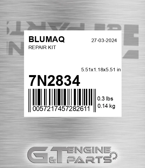 7N-2834 Repair Kit for BLUMAQ