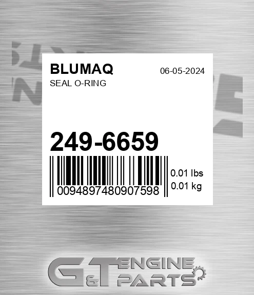 249-6659 BLUMAQ Seal O-ring
