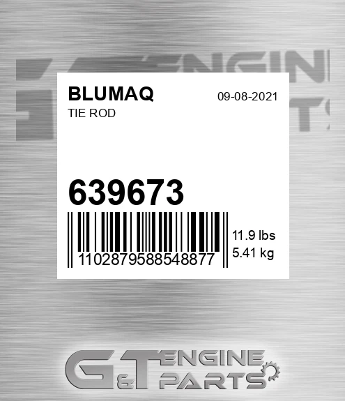 639673 Tie Rod for BLUMAQ