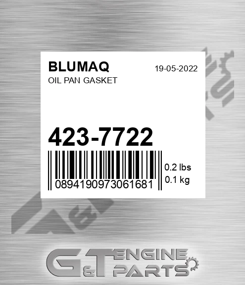 423-7722 Oil Pan Gasket for BLUMAQ