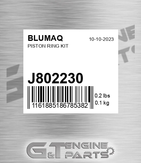 J802230 BLUMAQ Piston Ring Kit