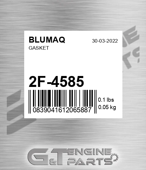 2F-4585 BLUMAQ Gasket
