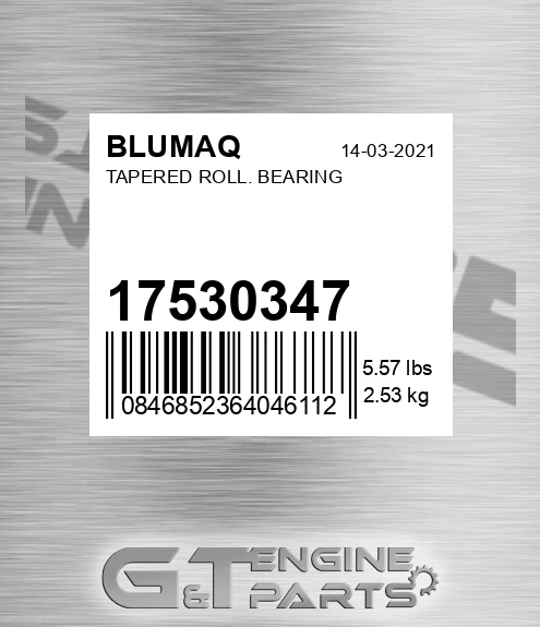 17530347 BLUMAQ Tapered Roll. Bearing