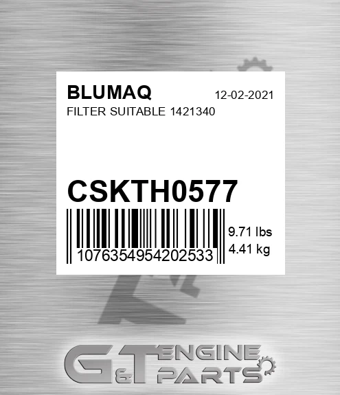 CSKTH0577 Filter Suitable 1421340