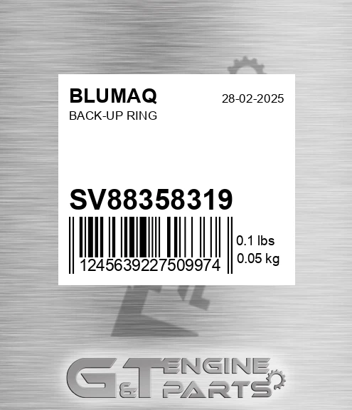 SV88358319 Back-up Ring for BLUMAQ