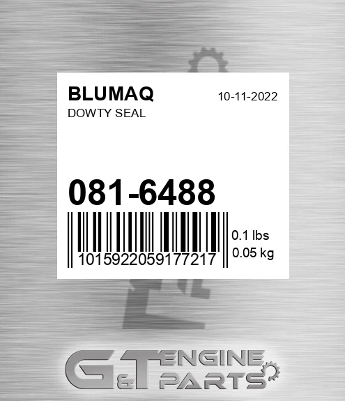 081-6488 Dowty Seal for BLUMAQ
