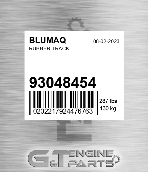 93048454 Rubber Track