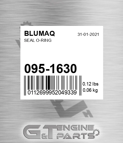 095-1630 Seal O-ring for BLUMAQ