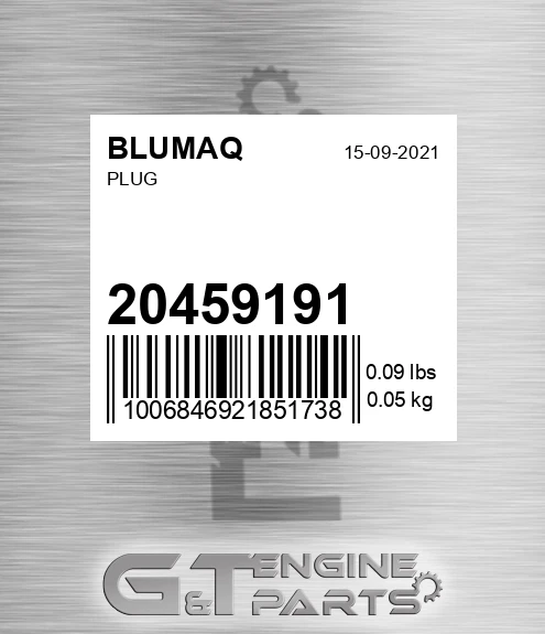 20459191 BLUMAQ Plug