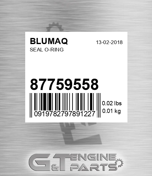 87759558 BLUMAQ Seal O-ring
