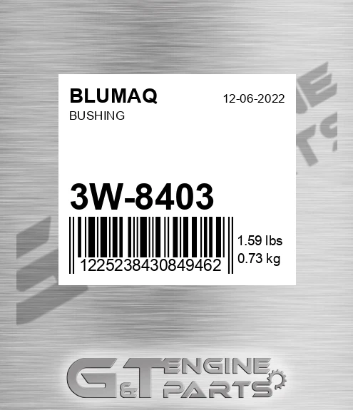 3W-8403 Bushing for BLUMAQ