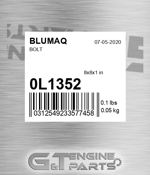 0L-1352 Bolt for BLUMAQ