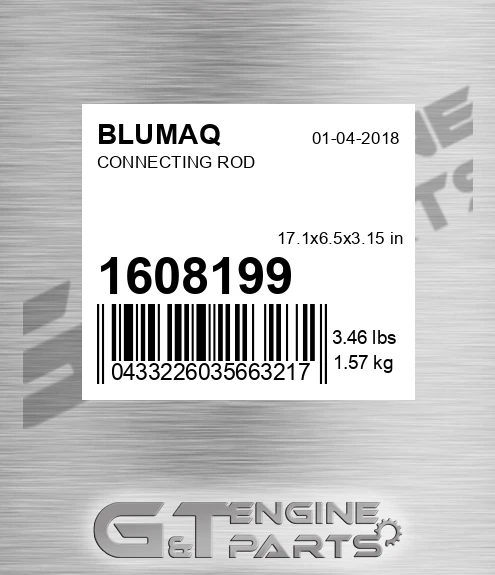 160-8199 Connecting Rod for BLUMAQ