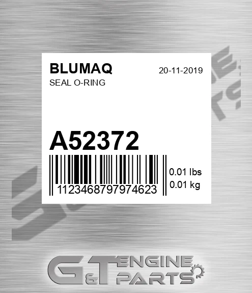 A52372 Seal O-ring