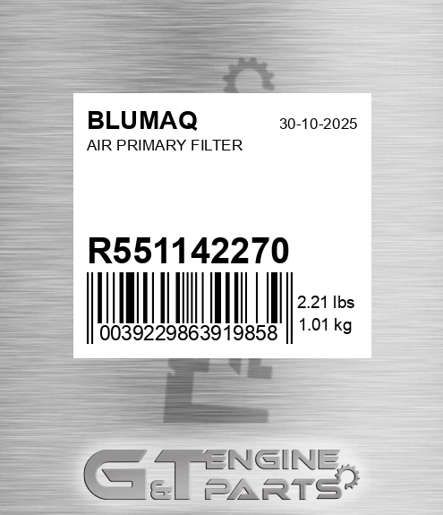 R551142270 Air Primary Filter for BLUMAQ