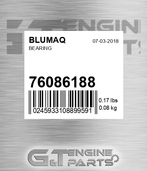76086188 BLUMAQ Bearing