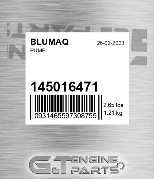 145016471 Pump for BLUMAQ