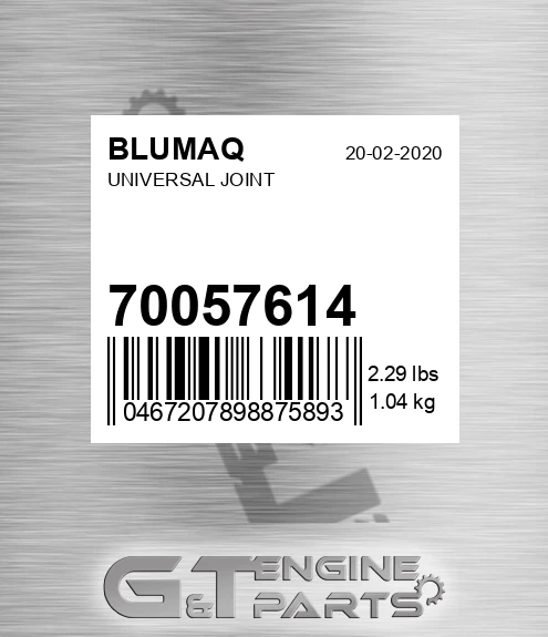 70057614 Universal Joint