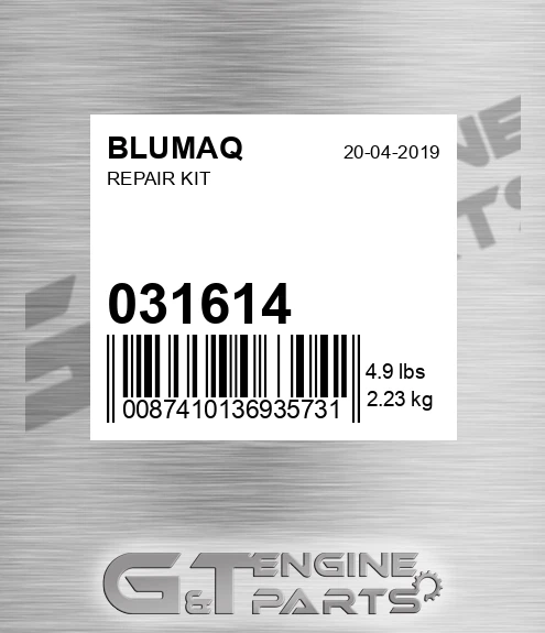 031.614 Repair Kit for BLUMAQ