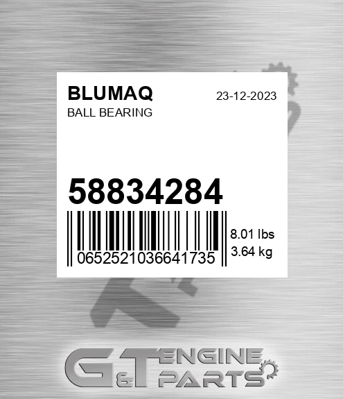 58834284 Ball Bearing for BLUMAQ