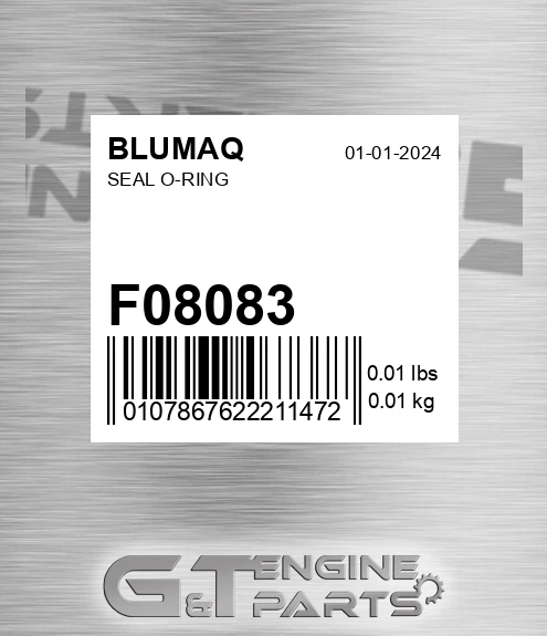 F08083 Seal O-ring