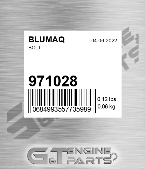 971028 BLUMAQ Bolt