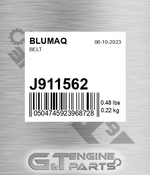 J911562 Belt