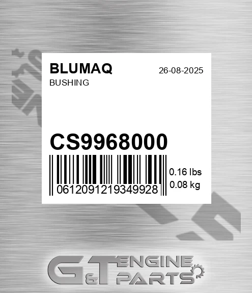 CS9968000 Bushing