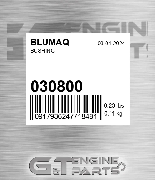 030.800 Bushing for BLUMAQ