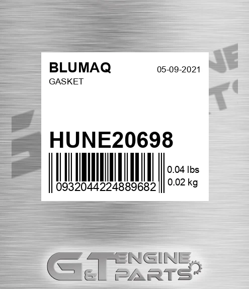 HUNE20698 Gasket for BLUMAQ