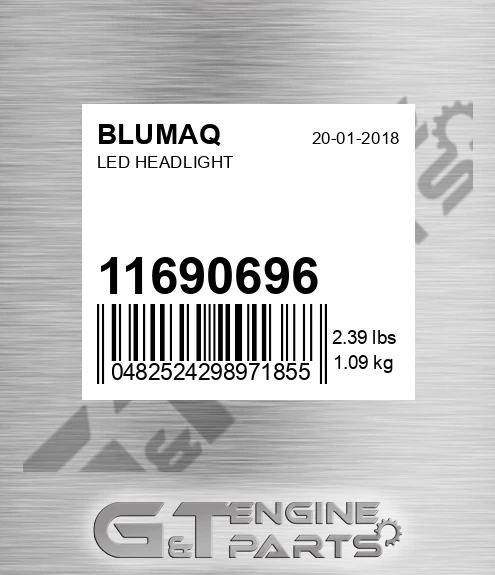 11690696 Led Headlight for BLUMAQ