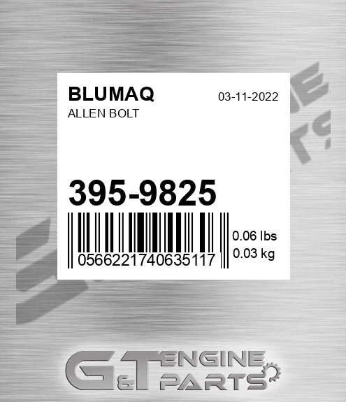 395-9825 Allen Bolt