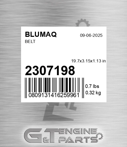 230-7198 BLUMAQ Belt