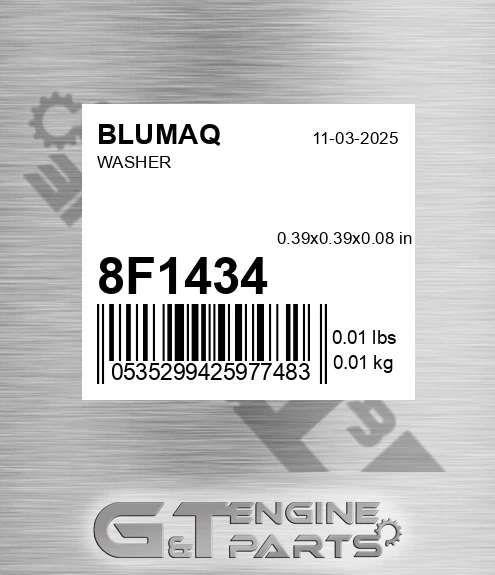 8F-1434 Washer for BLUMAQ